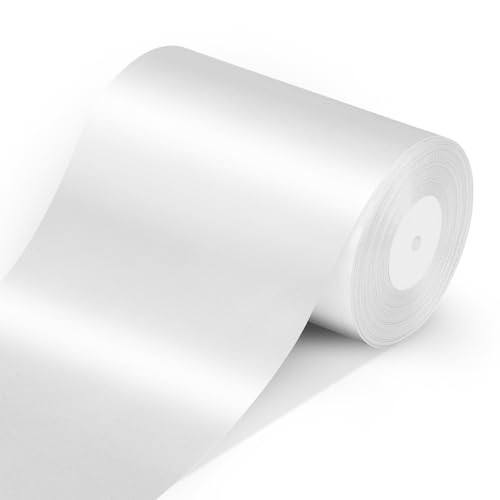 Aiqinu Satinband Weiss 10cm X 20m Band Breit