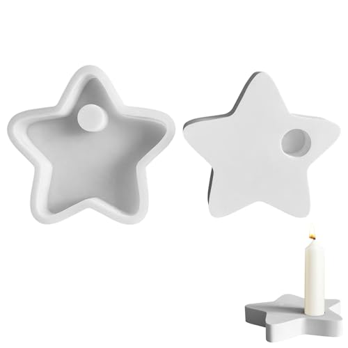 Stern Silikonformen F R Kerzenhalter 3d Gipsformen Zur