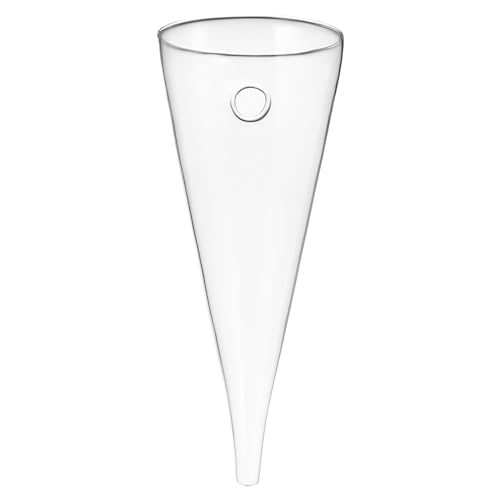 Hydrokultur Wandvase Aus Transparentem Glas Kreisf Rmige Kegelform