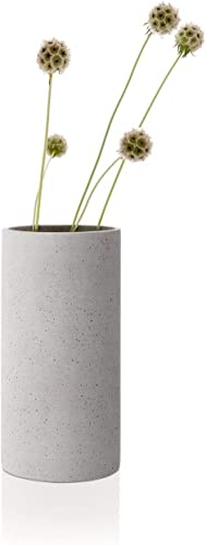 Blomus Coluna Vase M Aus Polystone Hellgrau Puristische
