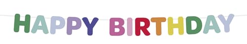 Folat 27787 Geburtstag Und Party Dekoration Buntes Buchstabengirlande