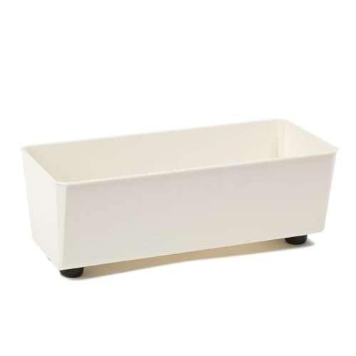 Lamela Rechteckiger Pflanzkasten Mit Eleganten F En Cremefarbener