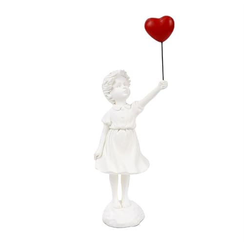 Habitz Banksy Art Flying Balloon Girl Statuen Figurine