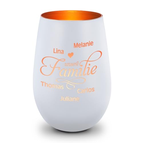 Gravurzeile Deko Windlicht Aus Glas Mit Gravur Unsere