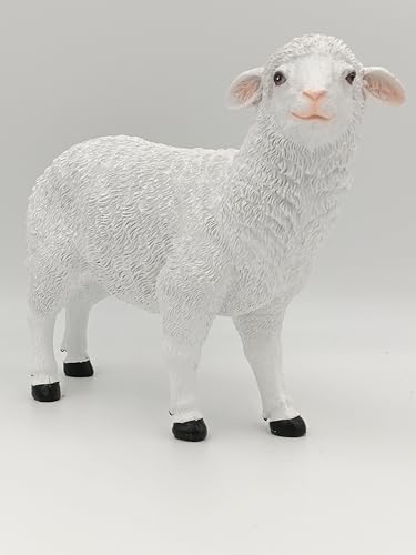 Geschenkestadl Gartenfigur Schaf Wetterfest 23 Cm Hoch Tier