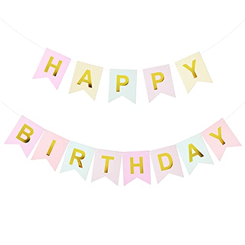 Mejoser Birthday Girlande Happy Birthday Girlande Banner Geburtstagsgirlande