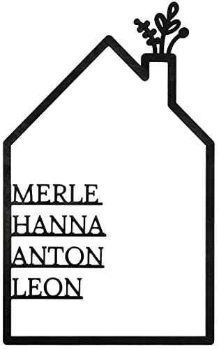 Deko Haus Personalisiert Mit Namen Aus Holz Individuelle