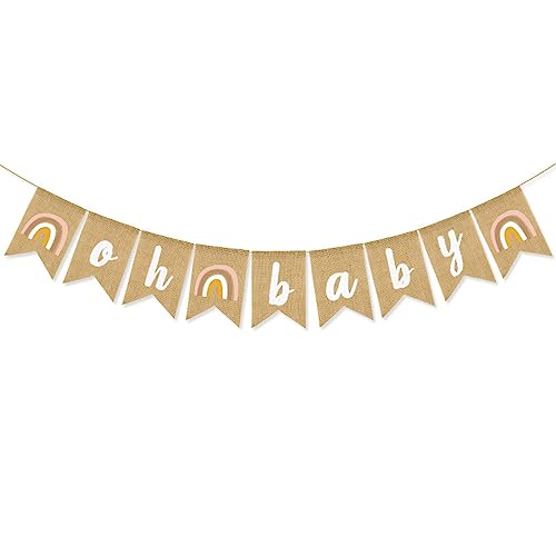 Qingmeng Babyparty Deko M Dchen Junge Oh Baby