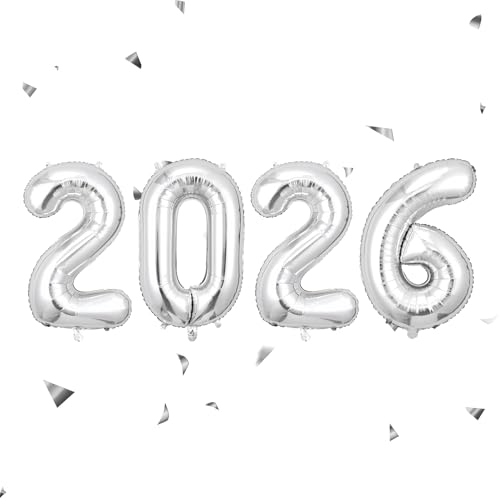 2026 Luftballon Silvester Deko Happy New Year Decoration