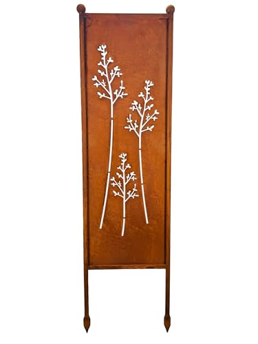 Schild Gartenschild Edelrost Rost Zum Einstecken Rostige Gartendeko