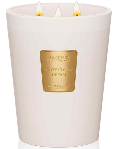 M Sense Flauschiger Wolken Traum Duftkerze Im Glas