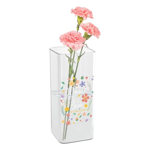 Blumenvase Mama Frauen Glasvase Als Geburtstagsgeschenk Muttertagsgeschenke Deko