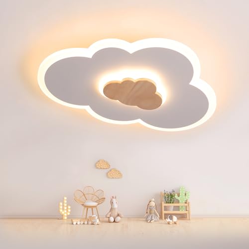 Fanlg Led Deckenlampe Kinderzimmer 40cm Wolke Deckenleuchte Kinderlampe