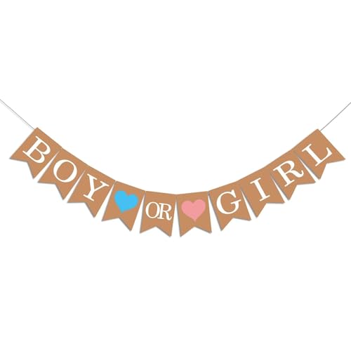 Boy Or Girl Banner Baby Shower Dekorationen Geschlecht