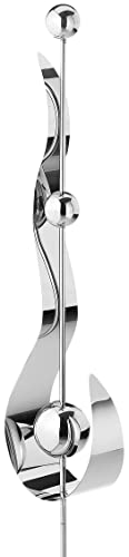 Kobolo Gartenstecker Drops 160 Cm Silber Dekorativer Edelstahlstecker