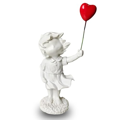 Pigpigfly Banksy Figur Skulptur Ballonm Dchen Statue Deko