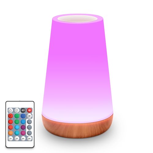 Hoomooz Led Nachttischlampe Mit Fernbedienung Touch Dimmbar Kinder