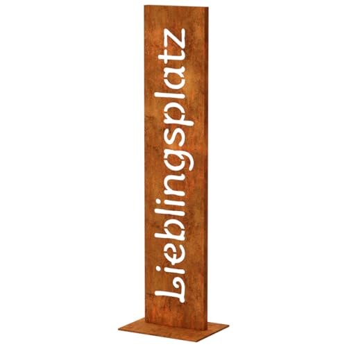 Loftplus Rost Metall Lieblingsplatz Schild For Garten Deko