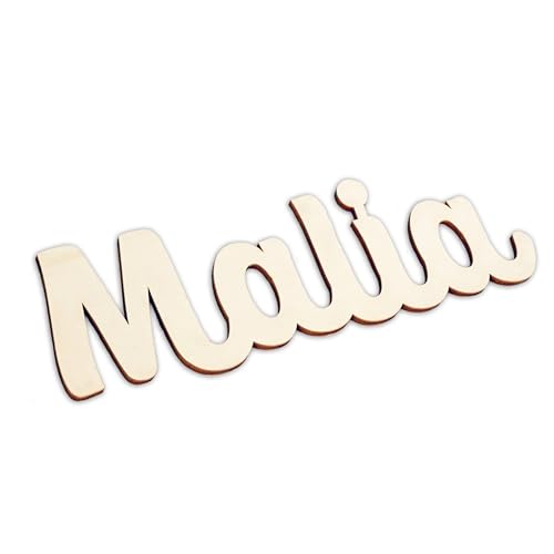 Holzura Schriftzug Holz Mit Name Personalisiert T Rschilder