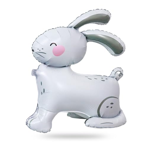 Dazzjoy Kaninchen Folienballon Stehend Ostern Deko Hase Luftballons
