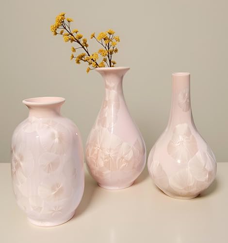 Artisoul Keramik Vasen Deko 3er Klein Vasen Set