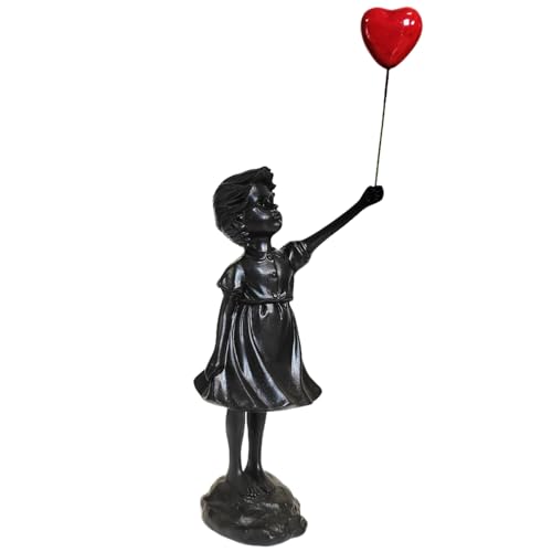 Pigpigfly Banksy Figur Skulptur Ballonm Dchen Statue Deko