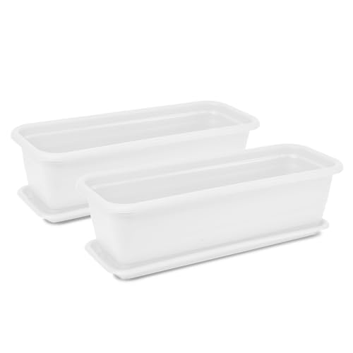 Tymar Blumenkasten Mit Untersetzer 2 St Ck Balkonkasten