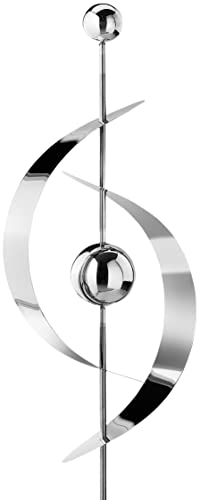 Kobolo Gartenstecker Saturn Aus Edelstahl Silber 145 Cm