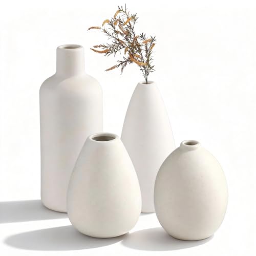 Quthzzhy Keramikvase Set 4 Wei E Keramik Vase