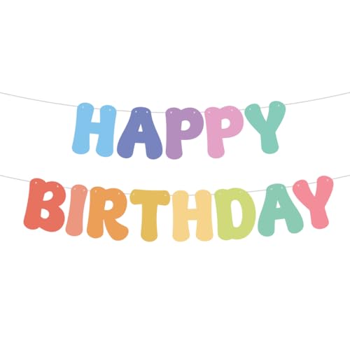 Happy Birthday Girlande Bunt Happy Birthday Banner Girlande
