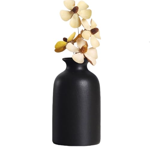 Keramik Kleine Vase Rund Trocken Blumen B Hmische