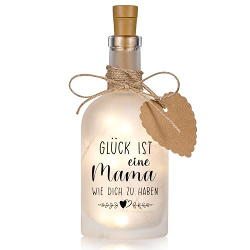 Bbto Flaschenlicht F R Mama Geldgeschenk Led Dekoflaschen