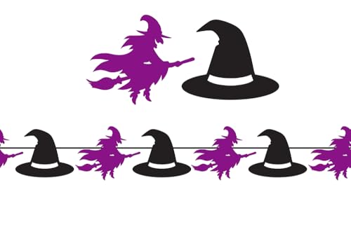 Fiestas Guirca Hexen Girlande 300 Cm Halloween Und