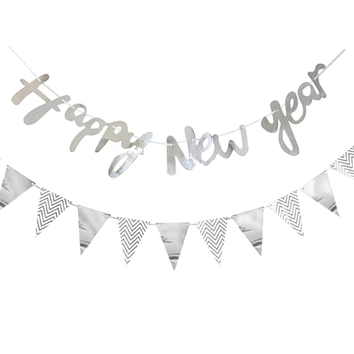 Parpix Happy New Year Girlande Silvester Deko 2026