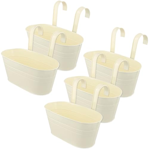 Heiyuet 5er Set Metall H Nget Pfe Beige