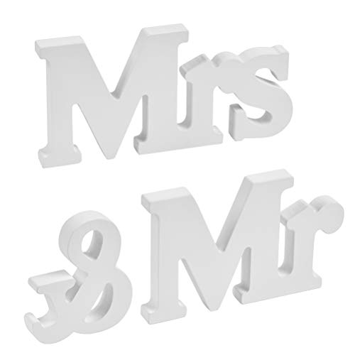 Fororeh Mr Mrs Deko Hochzeit Hochzeitsdeko Foto Requisiten