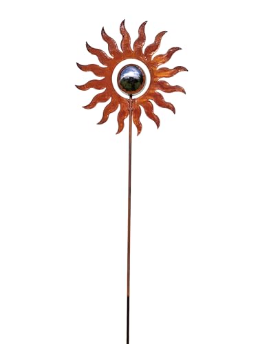 Bornh Ft Gartenstecker Blume Metall Gartendeko Rost Edelrost