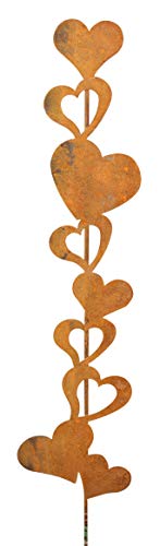 Bornh Ft Gartenstecker Herzen Metall Rost Gartendeko Edelrost