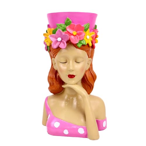 Weibliche Kopfvase Menschliche K Rper Vase Kleine Blumenvase