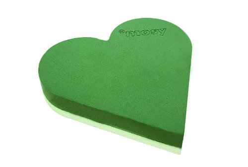 Mosy Steckschaum Herz 37 Cm Geschl Steckmoos Steckmasse