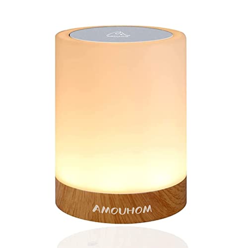Led Nachttischlampe Amouhom Dimmbar Atmosph Re Tischlampe F