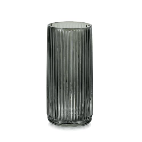 Hewory Blumenvase Glas Glasvase F R Tischdeko 20cm