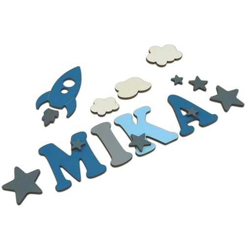 Holzbuchstaben Kinderzimmer T Rschild Personalisiert Wanddeko Babyzimmer Holz