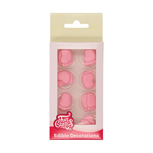 Funcakes Zucker Dekorationen Baby F E Rosa Set