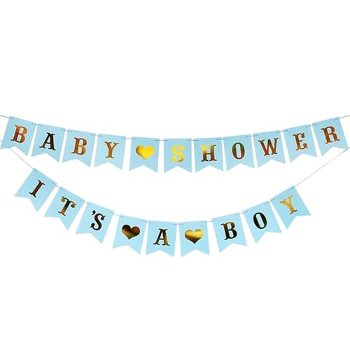 Aiyong It S A Boy Baby Shower Banner