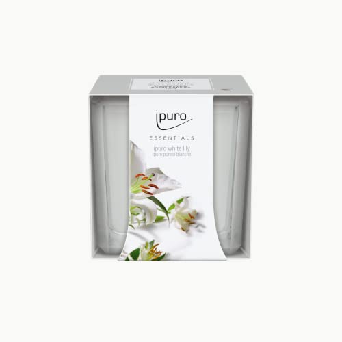 Ipuro Dekorative Ipuro White Lily Duftkerze Minimalistische Puristische