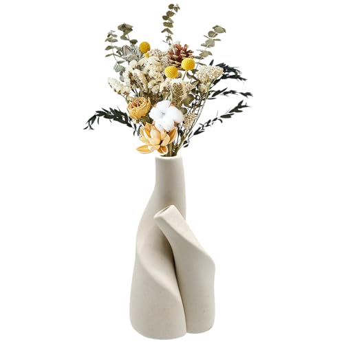 Jnuyisw Keramik Vase 2er Set Nordic Minimalismus Stil