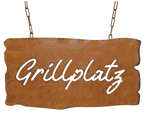 Schild Spruchtafel Rostiges Gartenschild Edelrost Rost Zum H