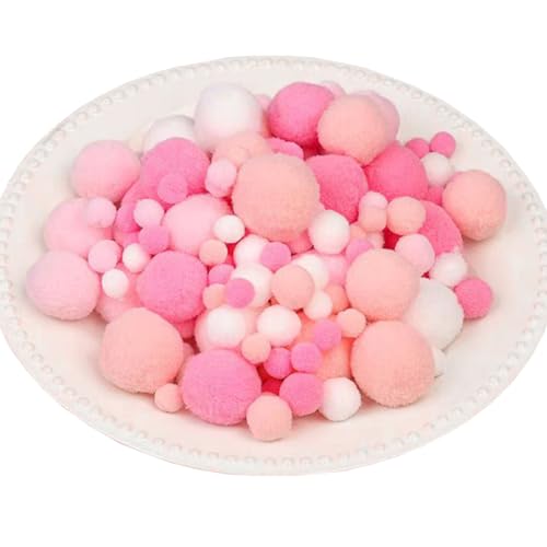 500 St Ck Bunt Pompons Zum Basteln Bunt