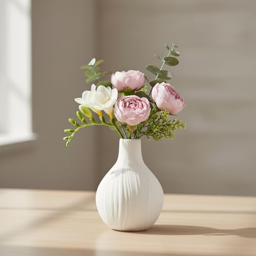 Keramik Vase Wei 13cm Bauernhaus Vasen F R